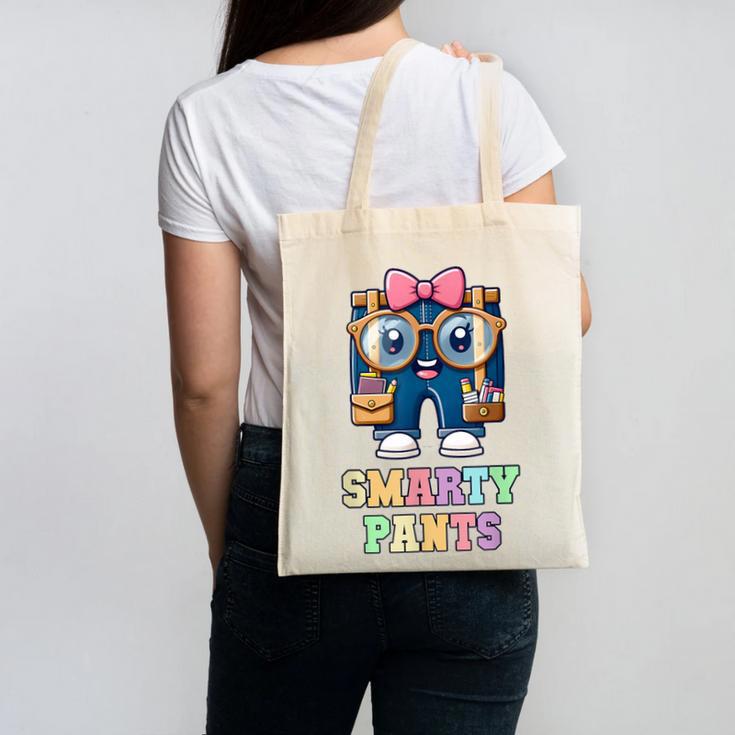 Sarcastic Little MISS SMARTY PANTS Graduation Alumni Game On Canvas Tote Bag