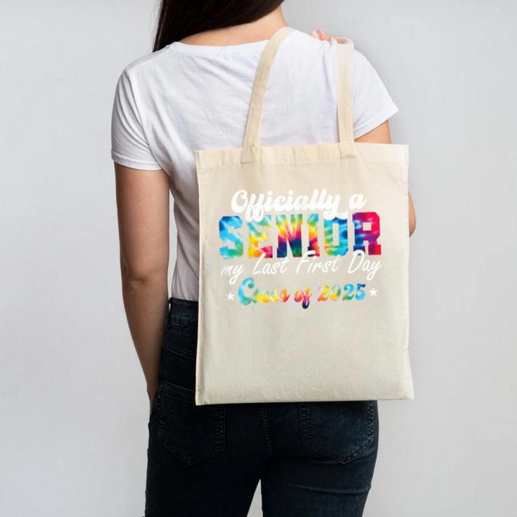 Senior 2025 Graduation My Last First Day Of Class Of 2025 Canvas Tote Bag