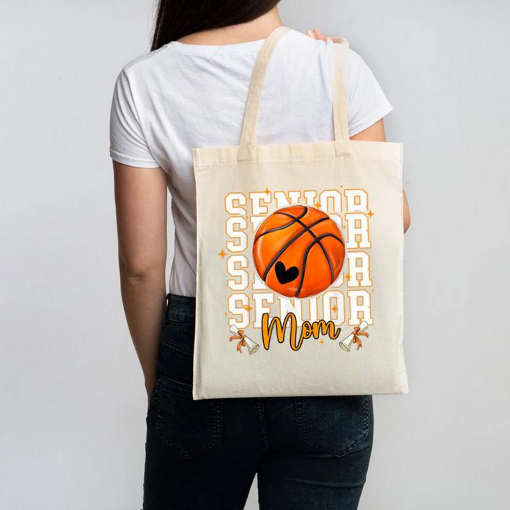 Senior Basketball Mom 2026 Basketball Graduation Canvas Tote Bag