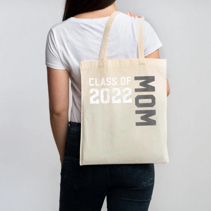Senior Class Of 2022 Mom Graduation Canvas Tote Bag