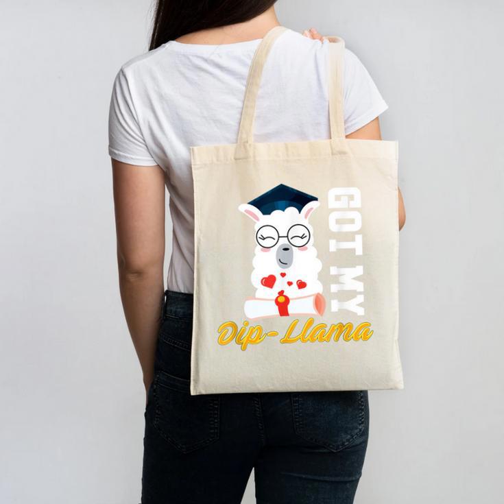 Senior Graduation TShirt 2019 Got My Dip-Llama Diploma Shirt Canvas Tote Bag