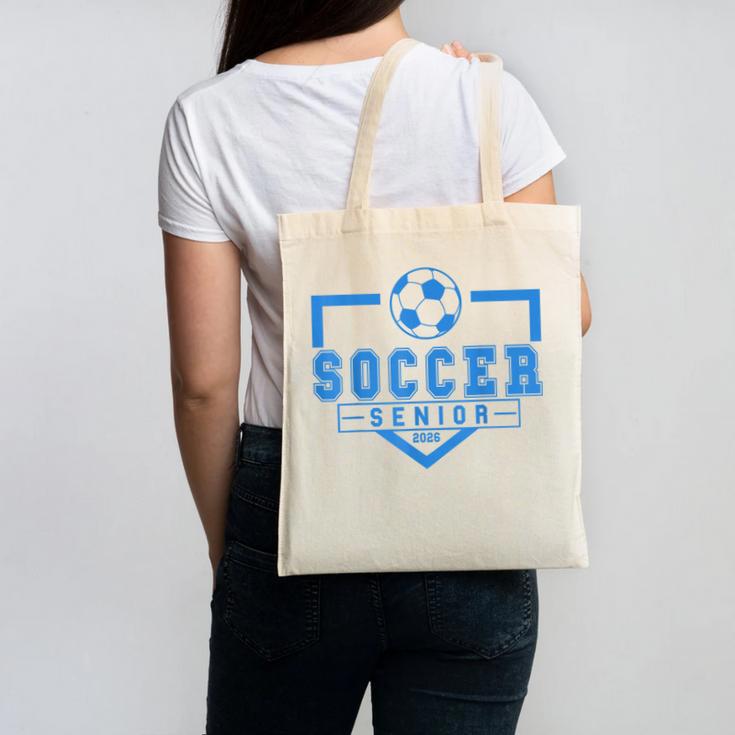 Soccer Senior Night Soccer Senior 2026 Graduation 44 Canvas Tote Bag