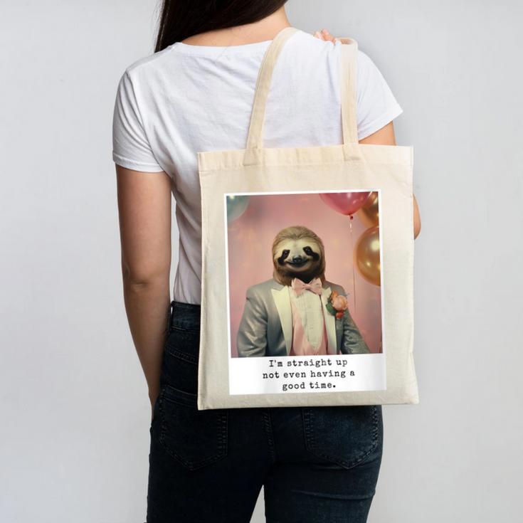 Social Anxiety Not Having A Good Time Socializing Introvert Canvas Tote Bag
