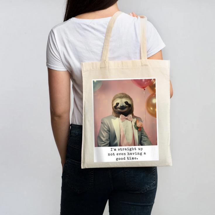 Social Anxiety Not Having A Good Time Socializing Introvert Canvas Tote Bag