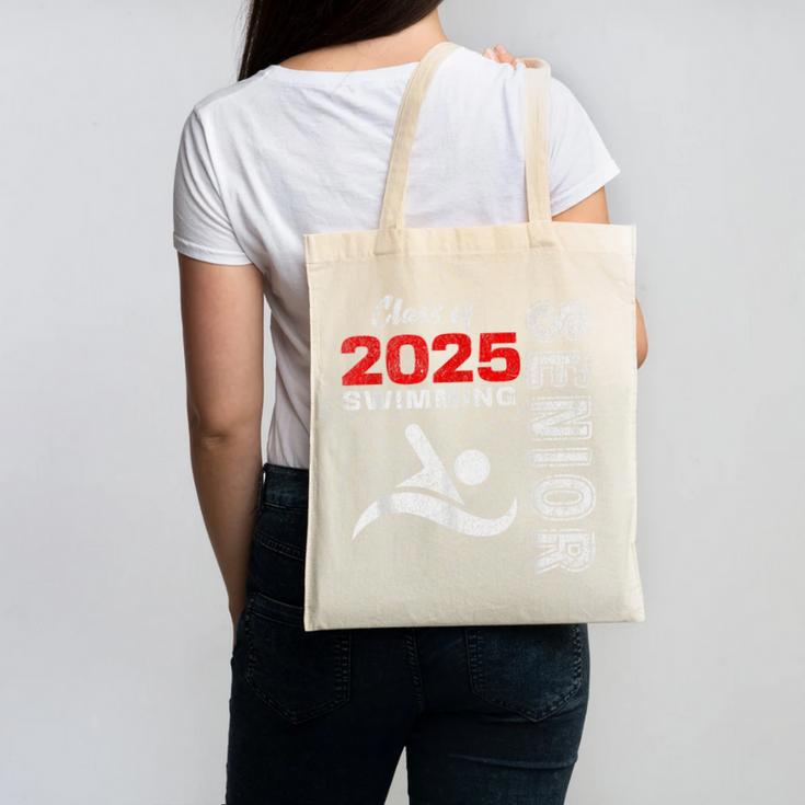 Swimming Team Senior Class Of 2025 Graduation 2025 Canvas Tote Bag
