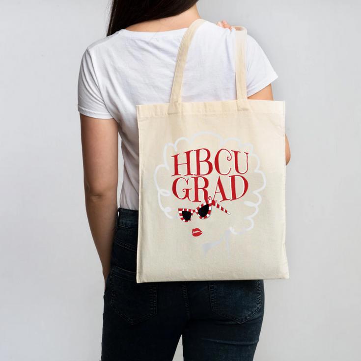 Historical College Graduation HBCU Grad Black Queen Canvas Tote Bag