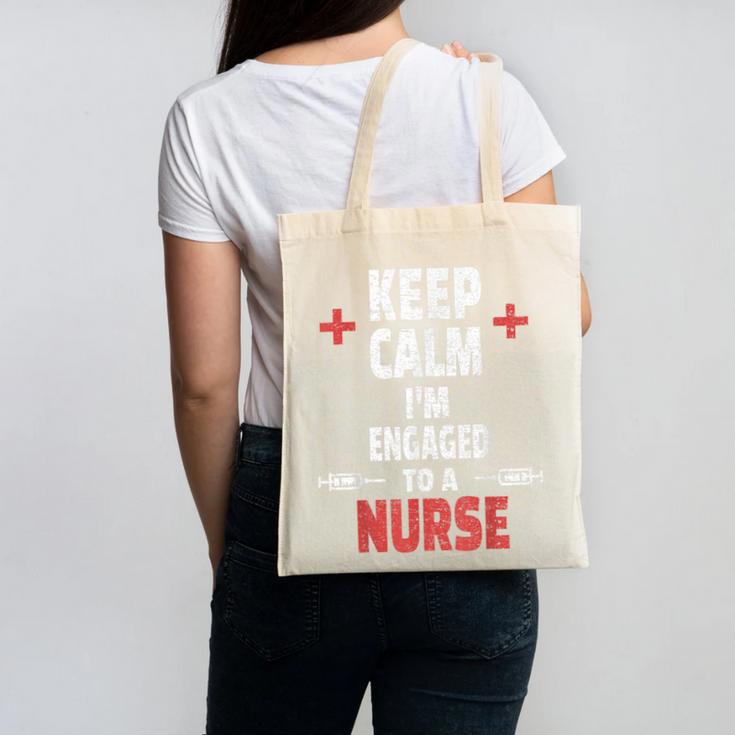 Xmas Nurse Graduation Keep Calm I'm Almost A Nurse Canvas Tote Bag