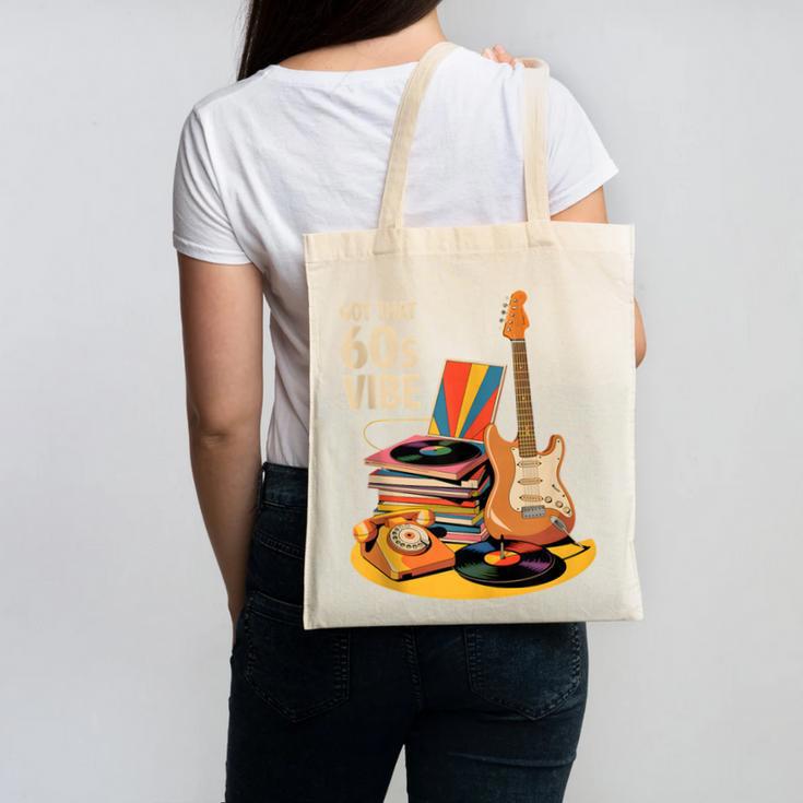 1960s 60s Reunion Nostalgia Memories Music School Grew Up Canvas Tote Bag
