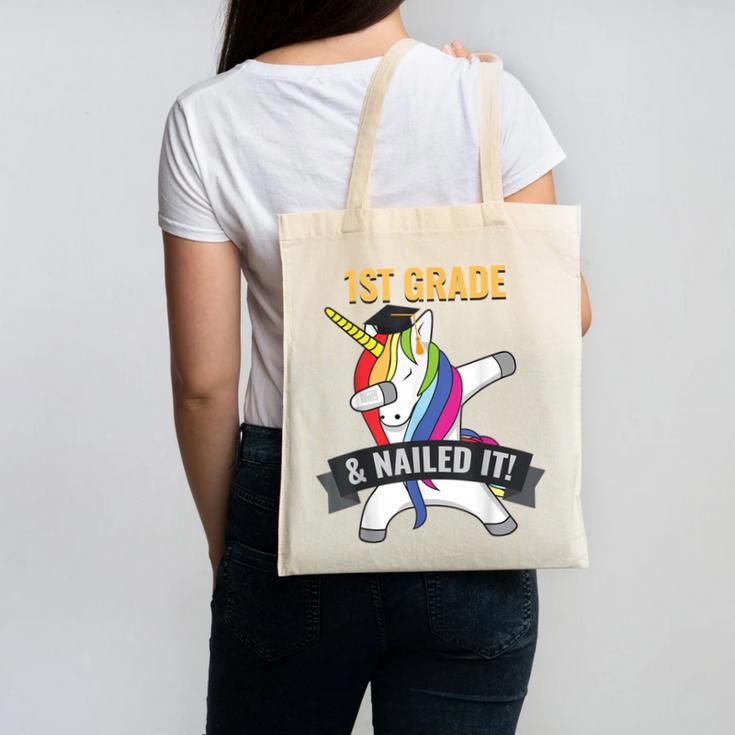 1ST GRADE NAILED IT UNICORN DABBING GRADUATION T-SHIRT Canvas Tote Bag