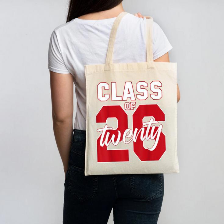 2 Sided Class Of 2026 Senior 2026 Graduation Canvas Tote Bag