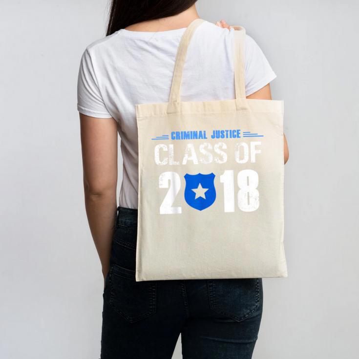 2018 Criminal Justice Graduation Shirt Criminal Justice Canvas Tote Bag