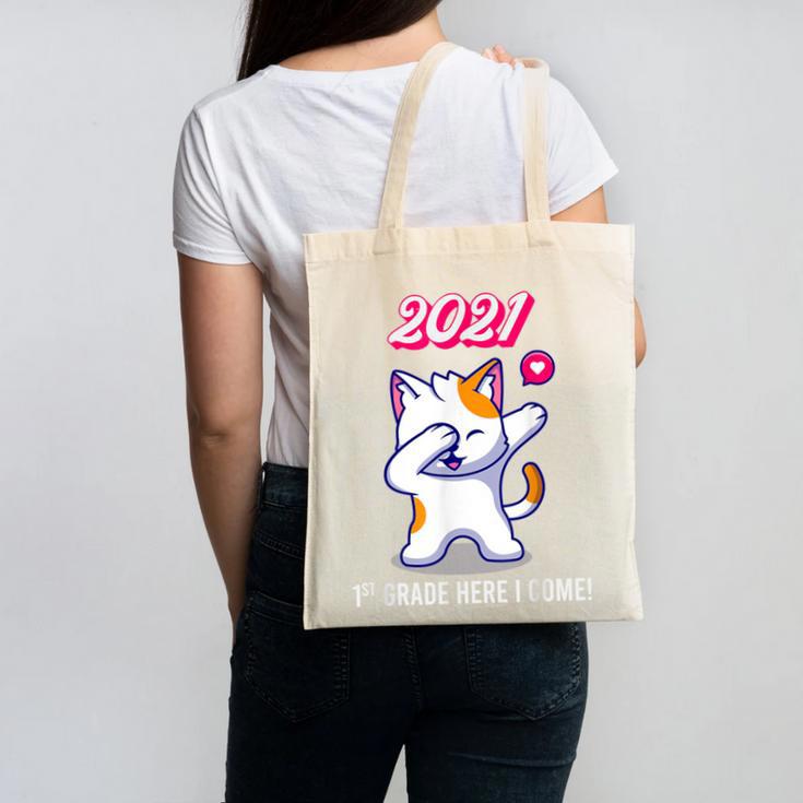 2021 Kindergarden Graduation Celebration Dapping Cat For Men Women Kids Canvas Tote Bag