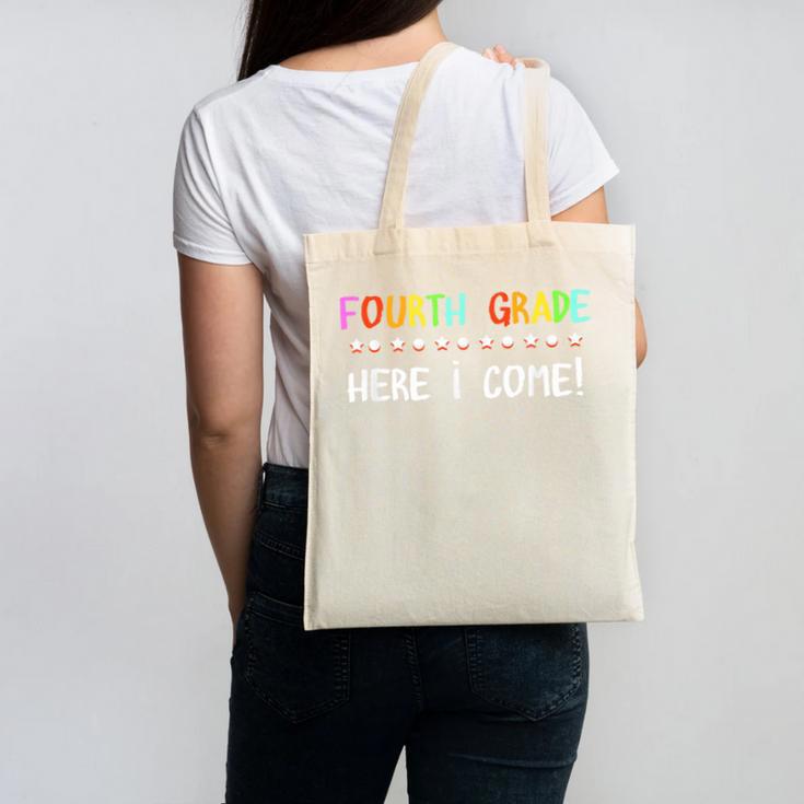 4th Grade Here I Come Cute 3rd Grade Graduation Shirt Canvas Tote Bag