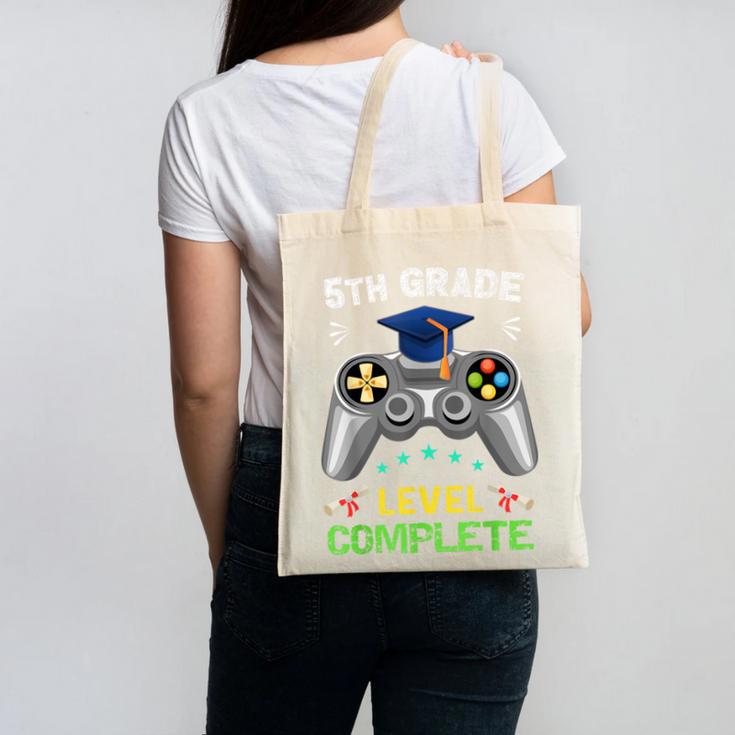 5th Grade Level Complete Gaming Graduation Class 2023 Gamer Canvas Tote Bag
