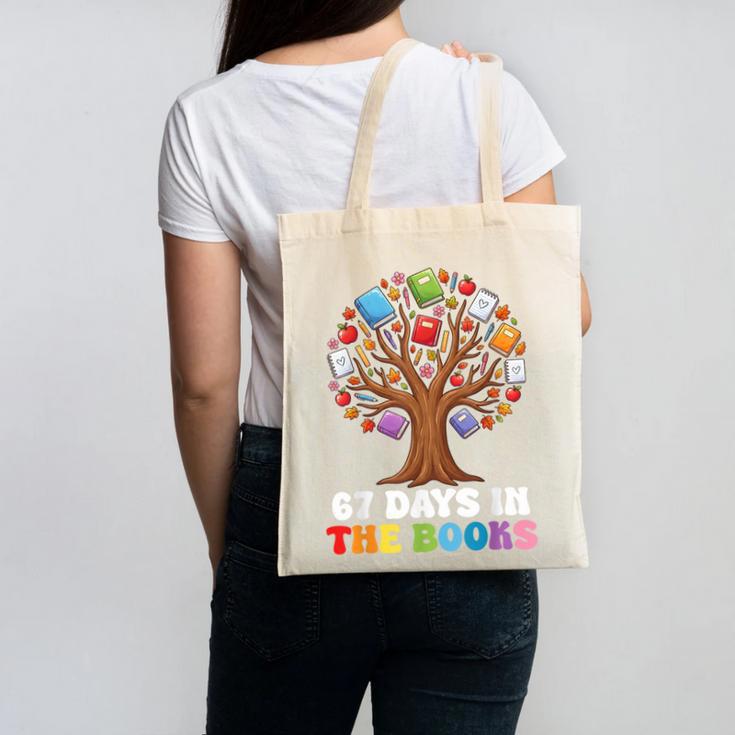 67 Days In The Books Reading Teacher 67th Day Of School Kids Canvas Tote Bag 67 Days In The Books Reading Teacher 67th Day Of School Kids Canvas Tote Bag