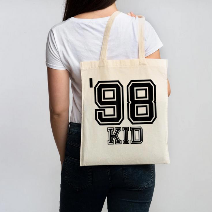 '98 Kid Perfect Vintage Retro Nostalgia Gear For Year 1998 Canvas Tote Bag