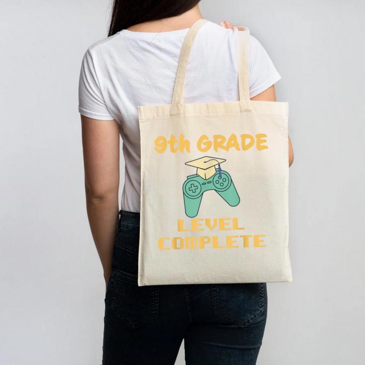 9th Grade Graduate Boys Girls Gamer Ninth Grade Graduation Canvas Tote Bag