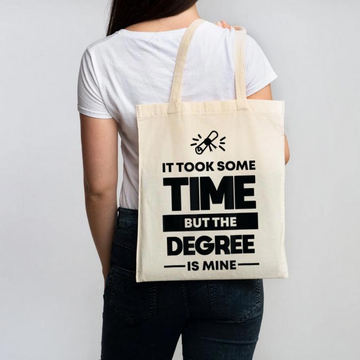 Adult College Graduation Canvas Tote Bag