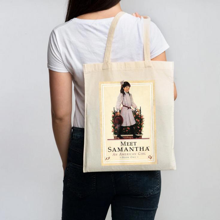 American Girl Meet Samantha Book Cover Canvas Tote Bag