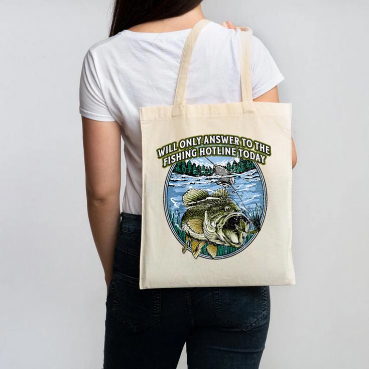Answer To Fishing Hotline Introvert Humor Antisocial Raglan Baseball Tee Canvas Tote Bag Answer To Fishing Hotline Introvert Humor Antisocial Raglan Baseball Tee Canvas Tote Bag