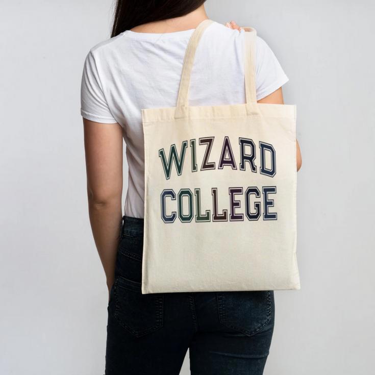 Antisocial WIZARD COLLEGE Introvert Don't Call Me Canvas Tote Bag