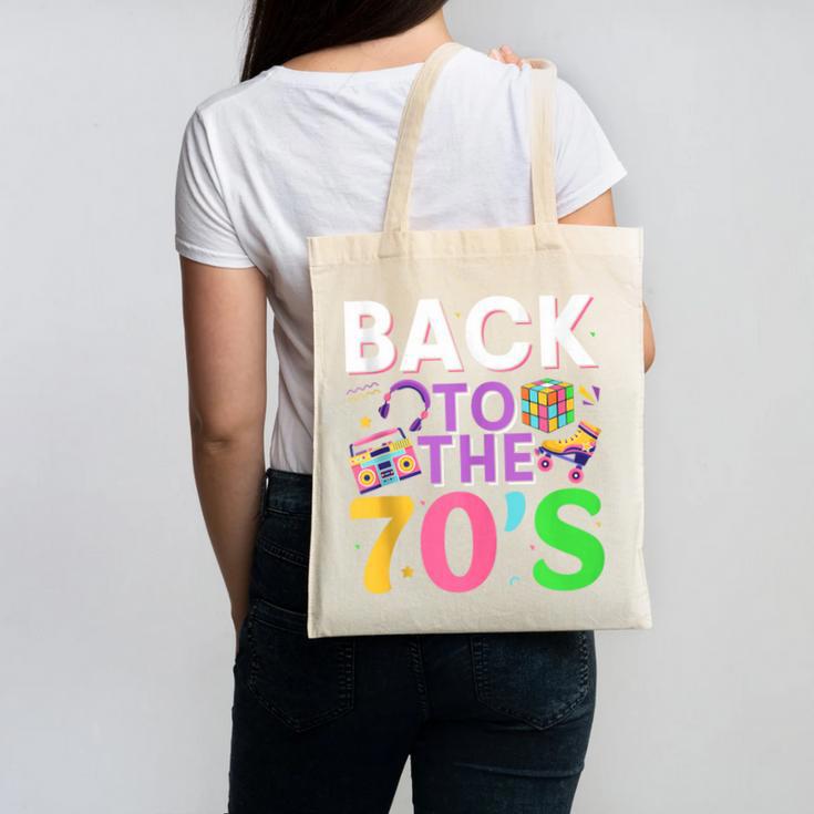 Back To The 70's Mixtape Era Nostalgia Retro 1970 70's Style Canvas Tote Bag