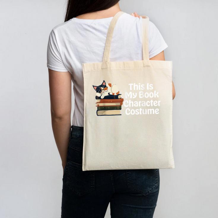 This Is My Book Character Costume Cat Men Women Kids Reading Canvas Tote Bag This Is My Book Character Costume Cat Men Women Kids Reading Canvas Tote Bag
