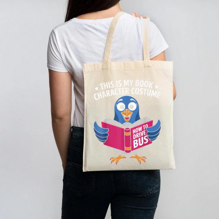 This Is My Book Character Costume Cute Pigeon Kids Reading Canvas Tote Bag This Is My Book Character Costume Cute Pigeon Kids Reading Canvas Tote Bag