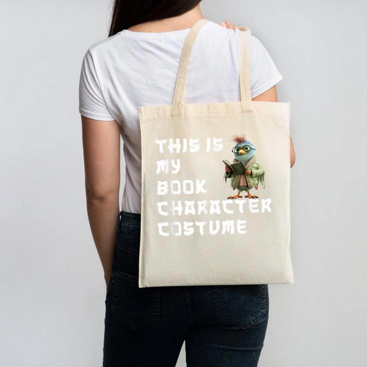 This Is My Book Character Costume Reading For Him & Her Cool Canvas Tote Bag