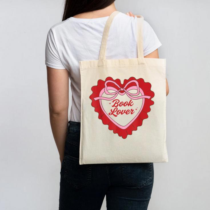 Book Lover Canvas Tote Bag Book Lover Canvas Tote Bag
