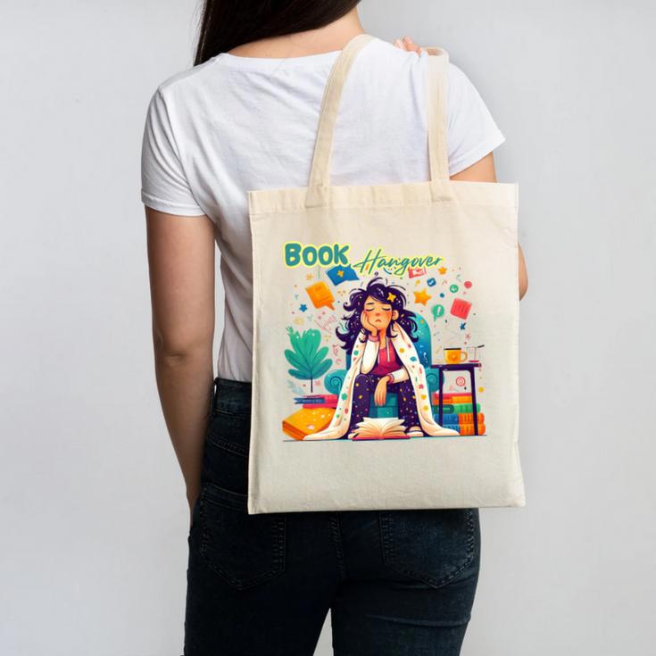 Book Lover Woman Woman Book Hangover Canvas Tote Bag