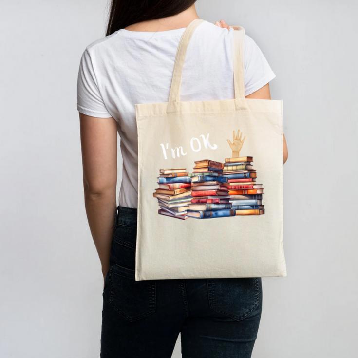 Book Lover For Women Readers Teacher Librarian Canvas Tote Bag