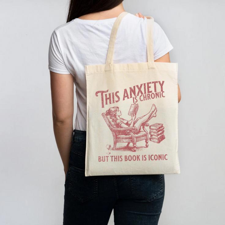 Bookish Graphic For Book Lover Reader Girl Women Canvas Tote Bag