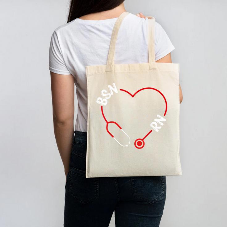 BSN RN Nurse Graduation Nursing Essentials BSN Nurses Canvas Tote Bag