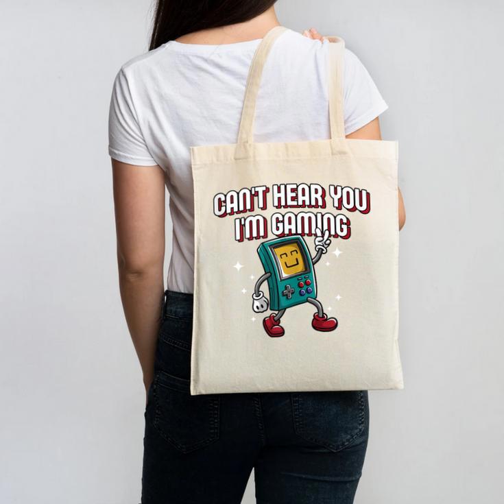 Cant Hear You Im Gaming Introvert Gamer Antisocial Canvas Tote Bag Cant Hear You Im Gaming Introvert Gamer Antisocial Canvas Tote Bag