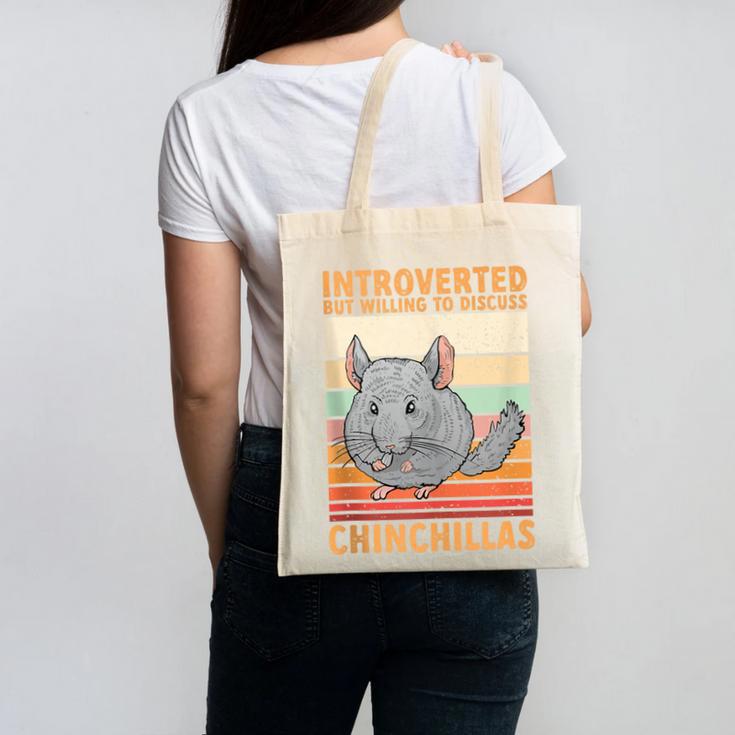 Chinchilla Owner Introvert Chinchilla Canvas Tote Bag Chinchilla Owner Introvert Chinchilla Canvas Tote Bag