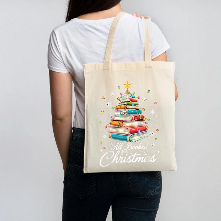 Christmas Book Tree Shirt Book Lover Librarian All Booked For Christmas Women's Christmas Book Lover Librarian Canvas Tote Bag Christmas Book Tree Shirt Book Lover Librarian All Booked For Christmas Women's Christmas Book Lover Librarian Canvas Tote Bag