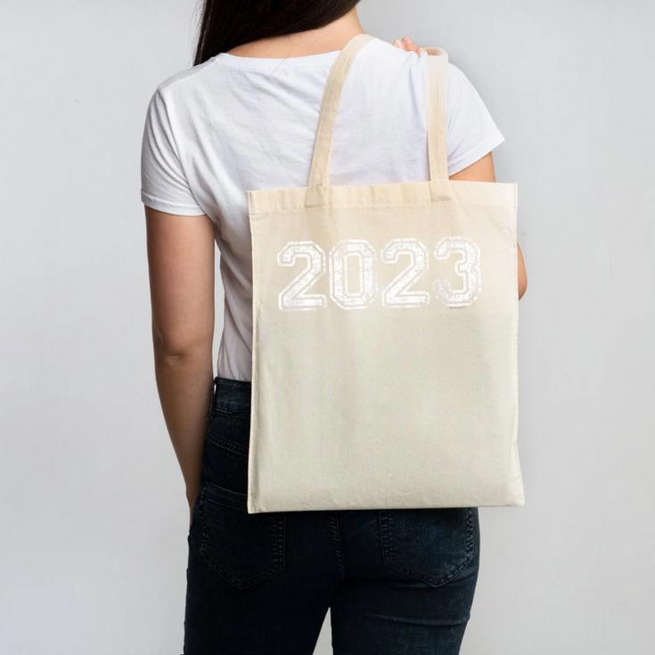 Class Of 2023 Graduation School Vintage Spirit Senior 2023 Canvas Tote Bag