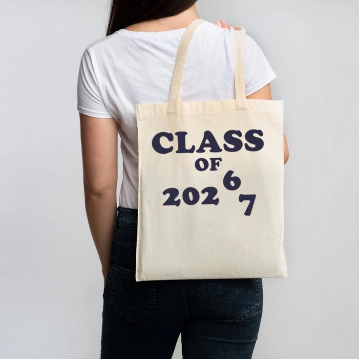 Class Of 2026 Graduation So Done Grade Middle High School Canvas Tote Bag