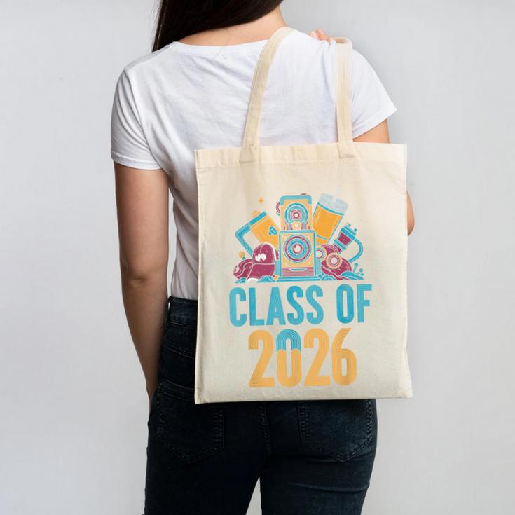 Class Of 2026 Retro Graduation Memory Nostalgia For Seniors Canvas Tote Bag