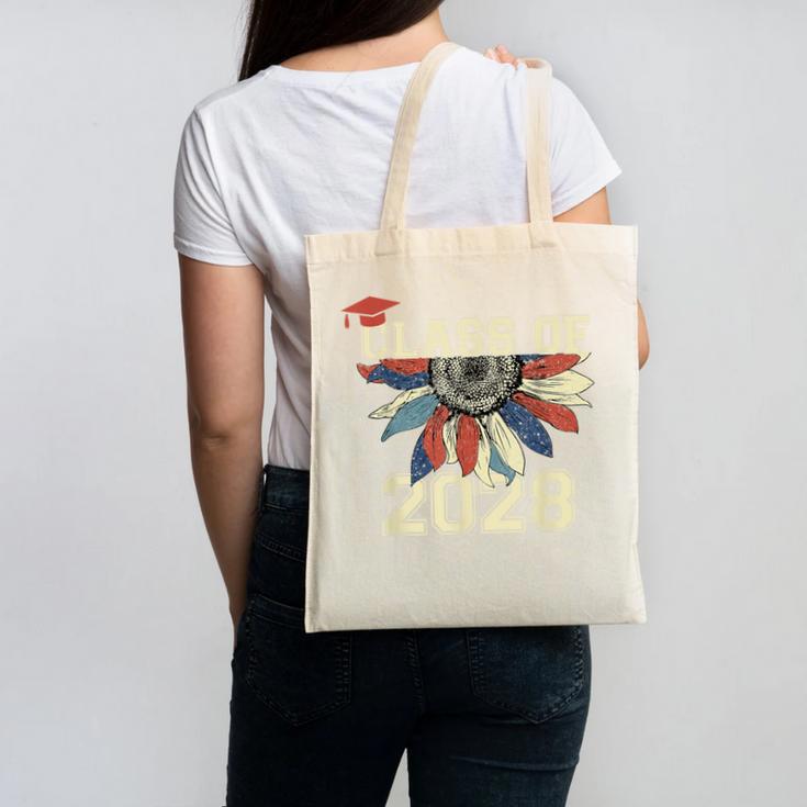 Class Of 2028 High School Graduation Senior 2028 Canvas Tote Bag