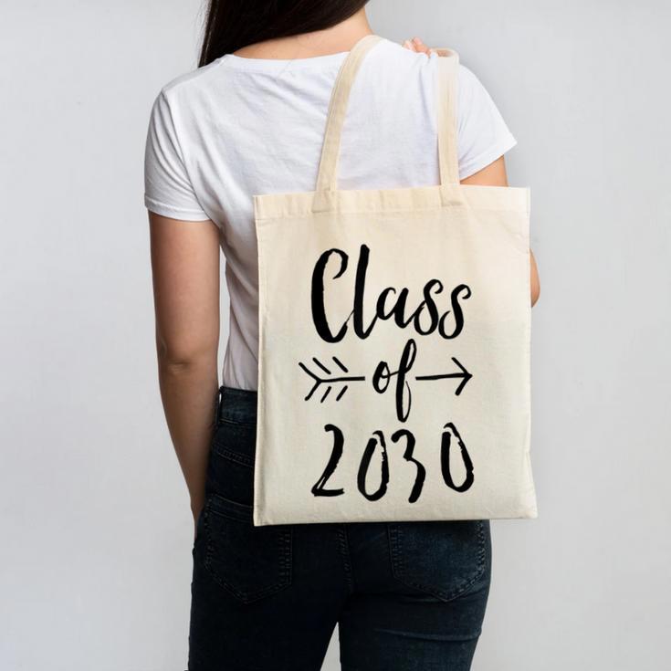 Class Of 2030 Graduation Kindergarten Seniors Canvas Tote Bag