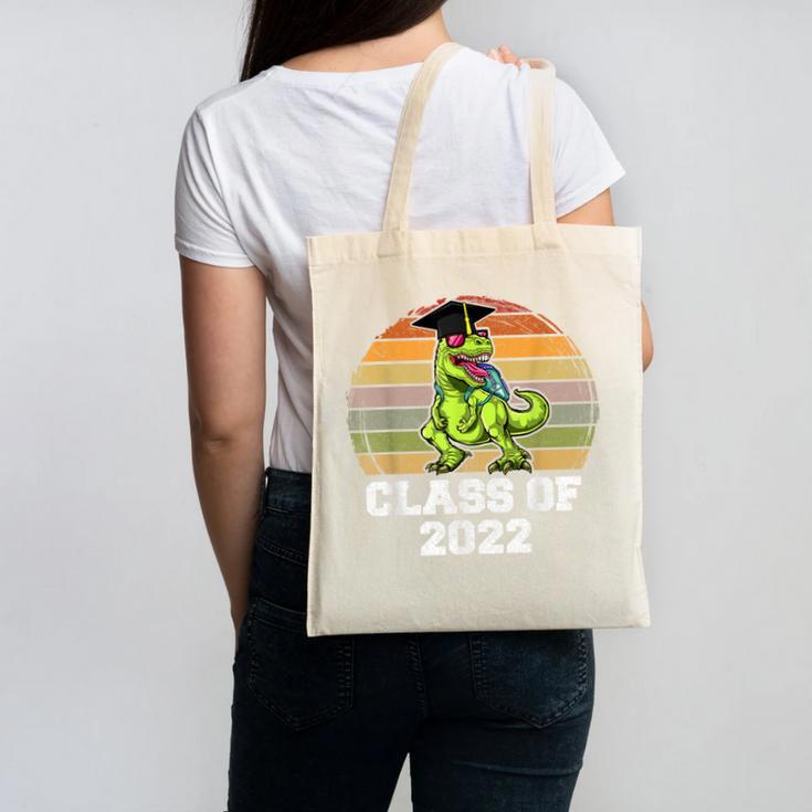 Class Of Dinosaur Apparel 2022 Graduation Graduate Dino Boy Canvas Tote Bag