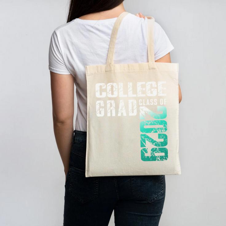 College Grad Class Of 2029 Graduation Canvas Tote Bag