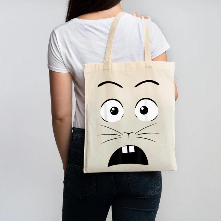 Creepy Carrots Halloween Book Character Costume Canvas Tote Bag