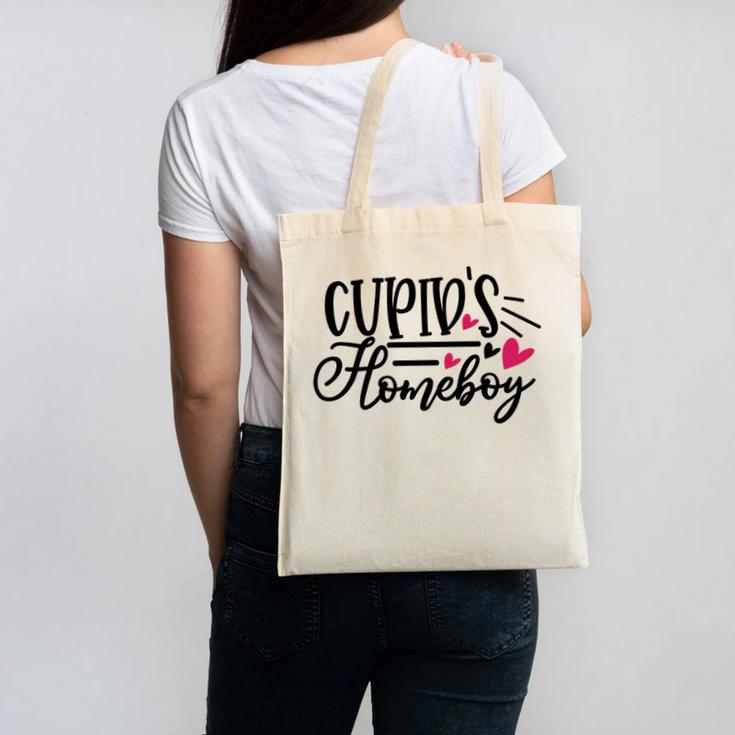 Cupid's Homebody Introvert Valentine's Day Home Canvas Tote Bag