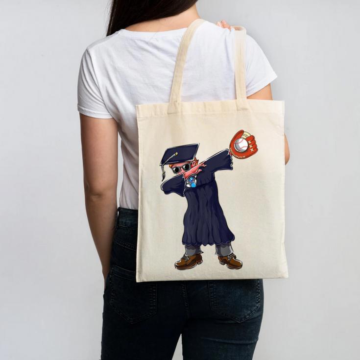 Cute Dabbing Kid Elementary School Graduation Baseball Canvas Tote Bag