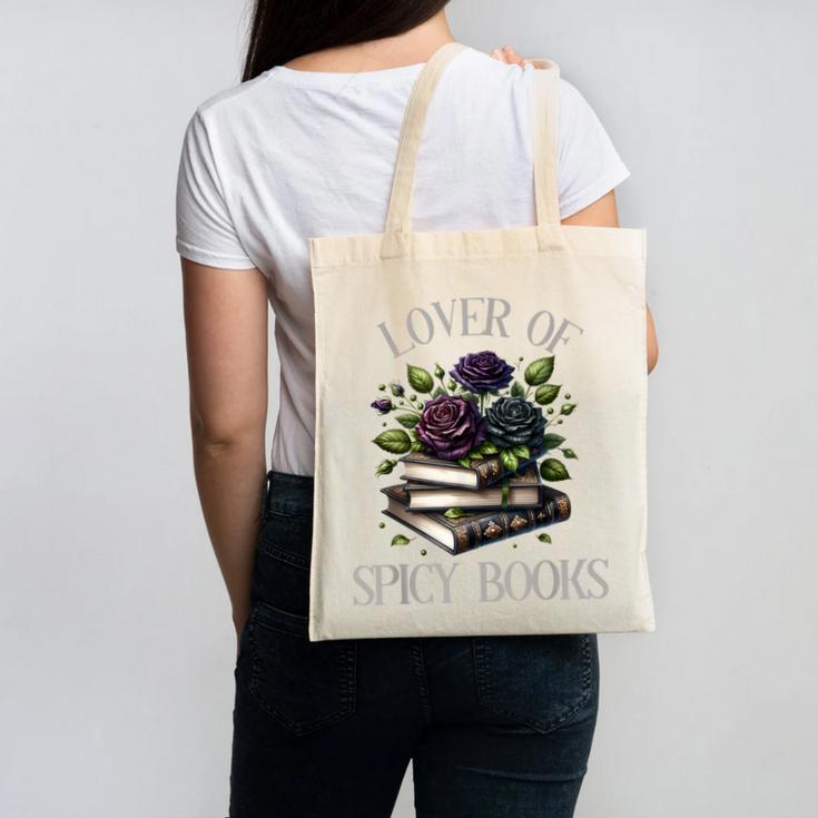 Dark Romance Book Lover Spicy Books Bookish Merch Morally Canvas Tote Bag