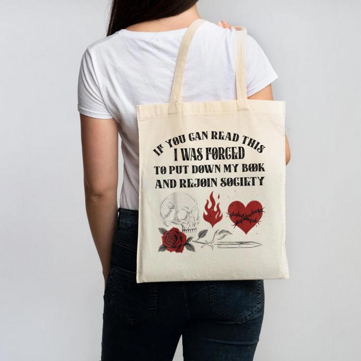 Dark Romance Bookish Merch Put My Book Down Spicy Book Women Canvas Tote Bag