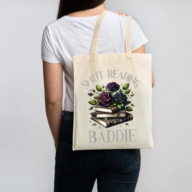 Dark Romance Reader Smutt Book Merch Spicy Books Smut Baddie Canvas Tote Bag